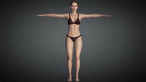 Realistic Bikini Model Lucia Model TurboSquid