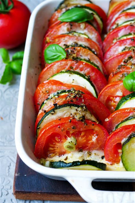 Zucchini Tomaten Auflauf