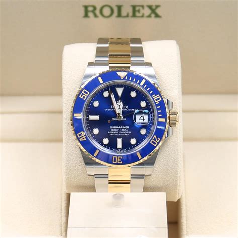 Rolex Submariner Date Steel Gold K Blue New For Rp