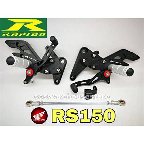 Rapido Racing Footrest Rs V V Honda Tapak Kaki Single Racing