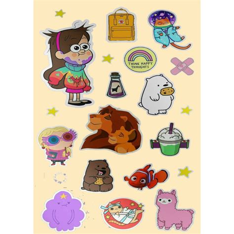 Jual Stiker Aesthetic Animated Stiker Aesthetic Deco Planner Album