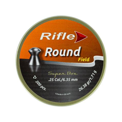 Chumbinho Rifle Round Premium Series 6 35mm 150 Unidades Chumbinho 6