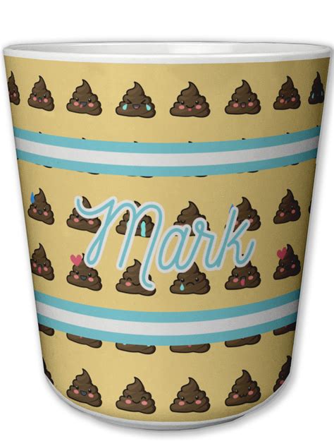 Custom Poop Emoji Plastic Tumbler 6oz Personalized Youcustomizeit