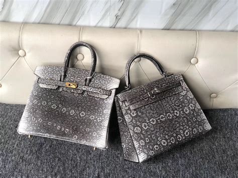 北京东城区 Hermes Birkin 25cm Lizard 御用蜥蜴皮 01雪花色蜥蜴皮 Hermès Birkin kelly