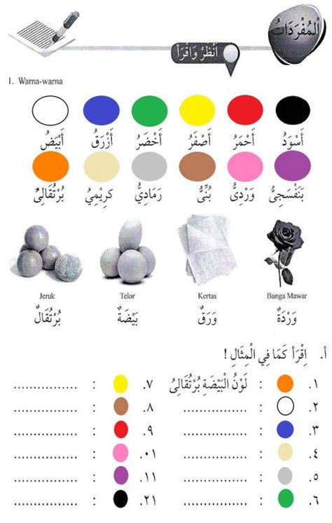 Warna Warna Dalam Bahasa Arab EmmaminDavidson