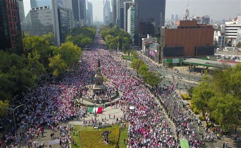 Fotos As Se Vive La Marcha A Favor Del Ine