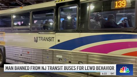 Man Banned From Nj Transit Buses For Lewd Behavior Nbc New York