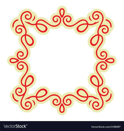 Calligraphy Ornamental Decorative Frame Royalty Free Vector