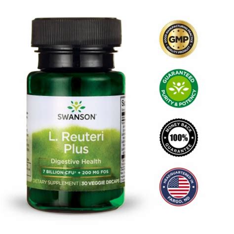 Swanson Lactobacillus Reuteri Plus Probiotic Vegetable Capsules 7