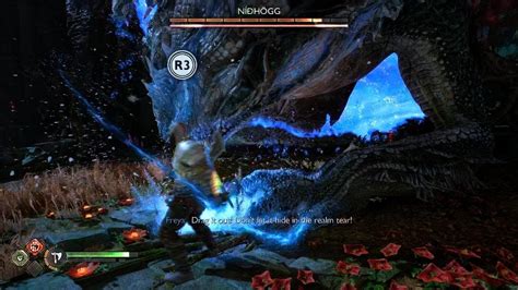 God Of War Ragnar K Nidhogg Boss Fight Youtube