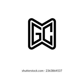 Gc Logo Design Vector Template Stock Vector (Royalty Free) 2363864537 ...