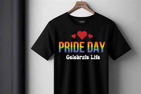 Pride Day Celebrate Life T Shirt Design Graphic By Kdp Supervise