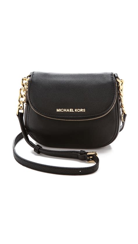 MICHAEL Michael Kors Bedford Flap Cross Body Bag Luggage In Black Lyst