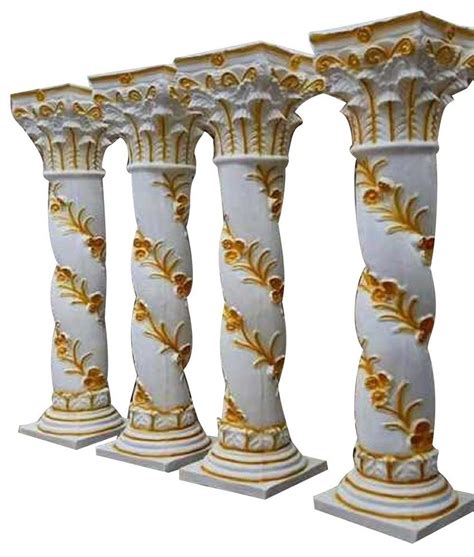 Round White Fiber Wedding Pillar At Rs In Saharanpur Id