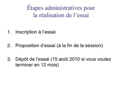 PPT Préparation à lessai Introduction PowerPoint Presentation free