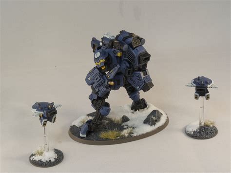 Tau XV95 Ghostkeel and stealth drones - Shas'Vre Wo'ol "Wyrmslayer ...