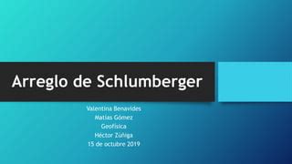 Arreglo De Schlumberger2 PPT