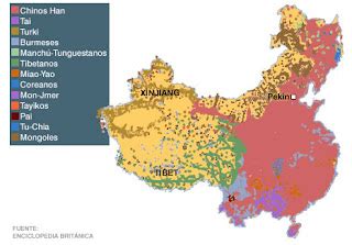 Sabidur As De Las Culturas Antiguas Grupos Tnicos De China Mapa Y