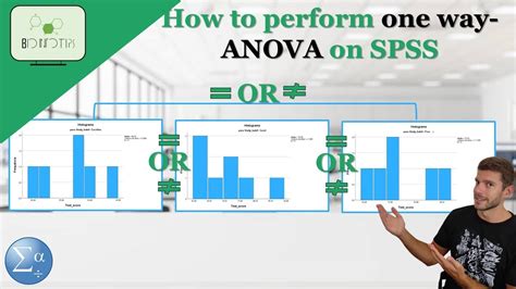 How To Perform One Way Anova Using Spss Spss Anova Statistics Youtube