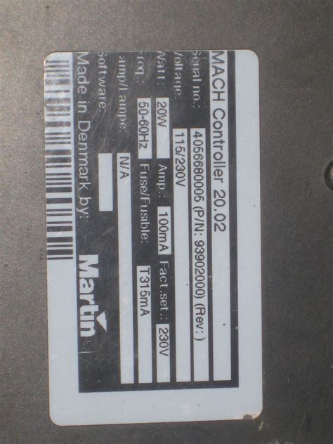 Infrequent Sound Sex Tex Technology MACH AUDIO CONTROLLER 20 02 BY