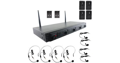 Pyle Pro PDWM4560 5 Quad Channel Wireless Combo PDWM4560 5 B H