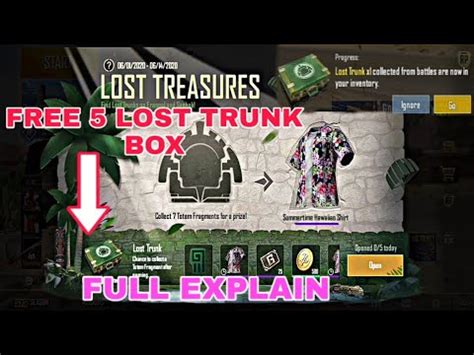 How To Get Lost Trunk Box In Pubg How To Use Lost Trunk In Pubg