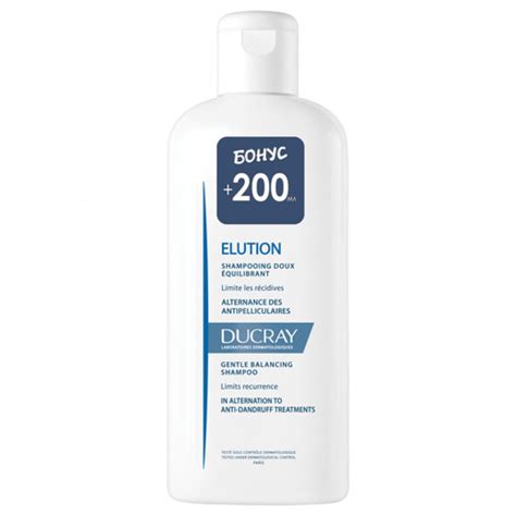 DUCRAY ELUTION GENTLE BALANCING SHAMPOO ПРОМО нежен балансиращ шампоан