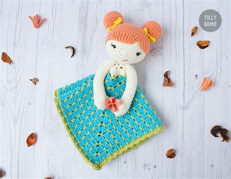 Tilly The Doll Lovey Pattern Security Blanket Crochet Lovey Baby