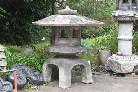 Antique Japanese Garden Lantern Width:1500mm - Buy Online Japanese Antiques