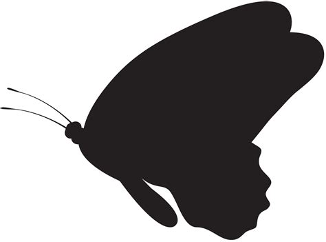 Silhouette Drawing Butterfly Butterfly Silhouette Png Clip Art Image