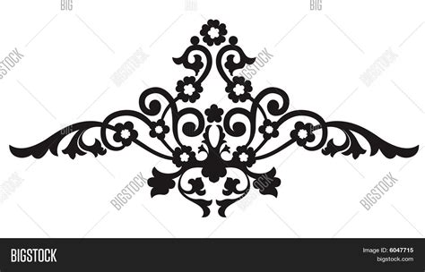 Floral Scroll Vector & Photo (Free Trial) | Bigstock