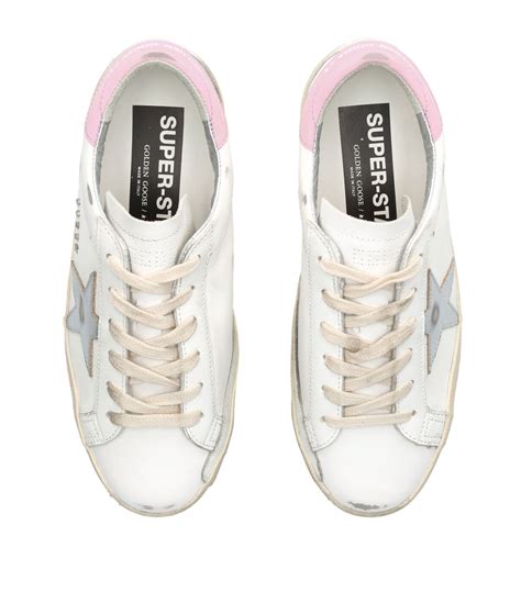 Womens Golden Goose White Leather Super Star Sneakers Harrods Us