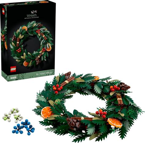 Jp Lego Icons Wreath Making Kit Holiday Home Decor Set