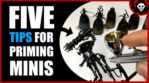 HOW To PRIME Miniatures 5 TIPS For Priming MINIS YouTube