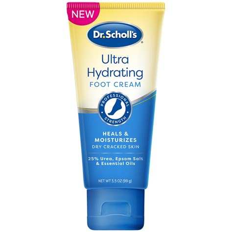 Dr Scholls Ultra Hydrating Foot Cream 35 Oz Lotion With 25 Urea For Dry Cracked Feet Heals