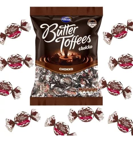 Bala De Caramelo Butter Toffees Chokko 500g Arcor R 15 em São José dos