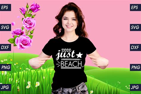 Beach Svg Design Just Beach Graphic By Sark Sumitasarkar · Creative