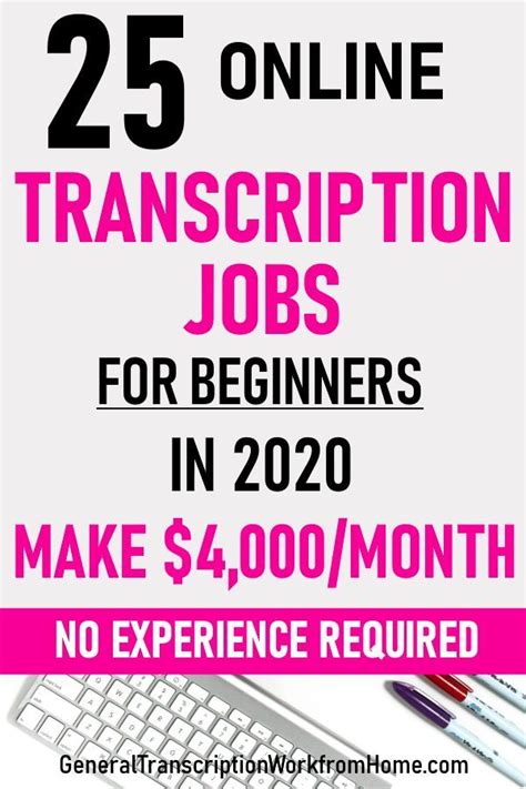 Top Transcription Jobs For Beginners No Experience Required Artofit