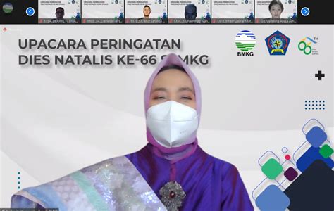 Peringatan Dies Natalis Ke 66 Kepala Bmkg Harap Stmkg Terus Berinovasi Bmkg