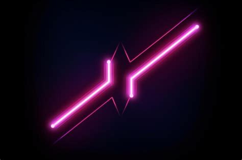 Premium Ai Image Neon Light Arrow Direction In Perspective