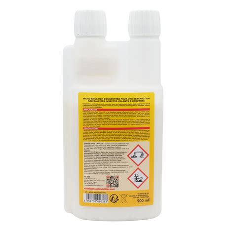 Insecticide anti guêpes et frelons concentré Excellium flacon 500ml