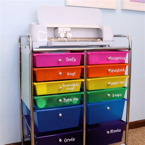 The Best Cricut Storage Cart for organizing your machine and materials ...