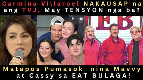 Carmina Villaroel NAKAUSAP Na Ang TVJ Hinggil Sa Paghohost Ng Mga Anak