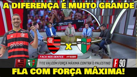 Para A Imprensa O Flamengo Vai Amassar O Palestino Vai Ser De Goleada