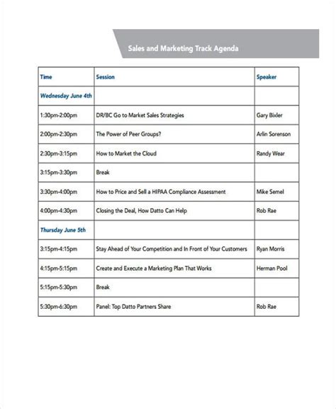 Marketing Meeting Agenda Template Get Started With This Template Free