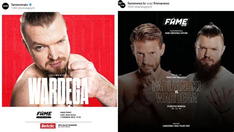 Ward Ga Wraca Do Fame Mma B Dzie Walczy Z Fabija Skim Fun Tv