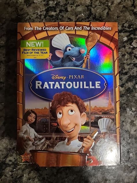 Ratatouille Dvd Widescreen W Slipcover Menu Inserts Walt