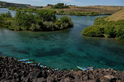 Blue Heart Springs Kayaking Trip Idaho S Tropical Lagoon