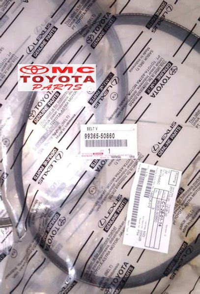 Jual Tali Kipas Fan Van V Belt Corolla Twincam Kijang Efi 99365 50860