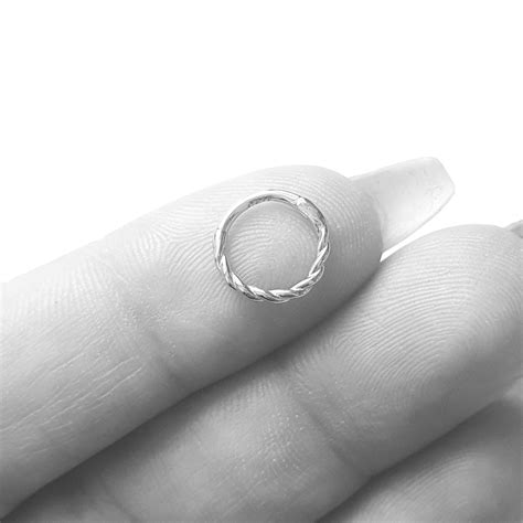 Classic Rope Piercing Ring Moonli Designs